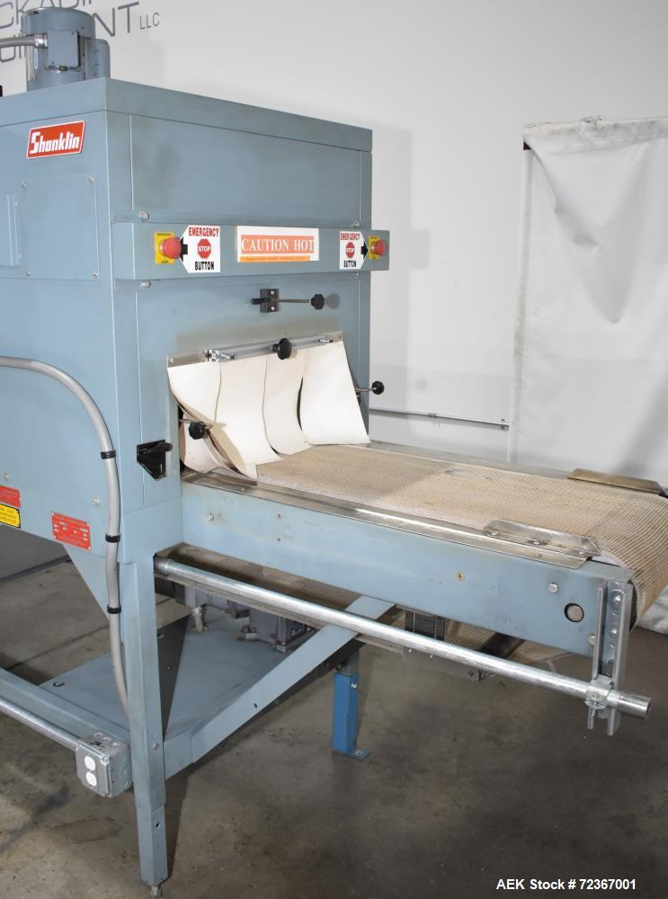 Shanklin HS1 Shrink Wrapper with Extended Infeed and Shanklin T72 Shrink Tunnel